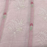 Pastel Onion Pink Flower Mul Chanderi