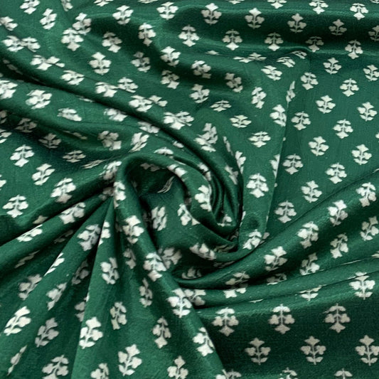 Gajji Satin Printed Fabric