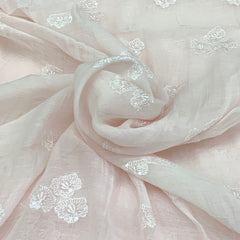 Chanderi Embroidery Fabric