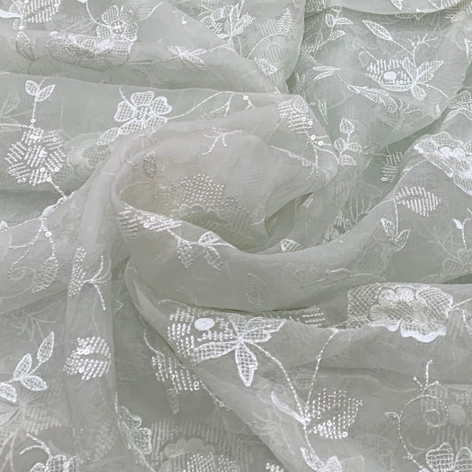 Organza Embroidery Fabric