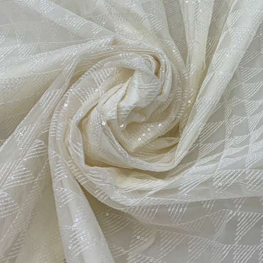 Organza Embroidery Fabric