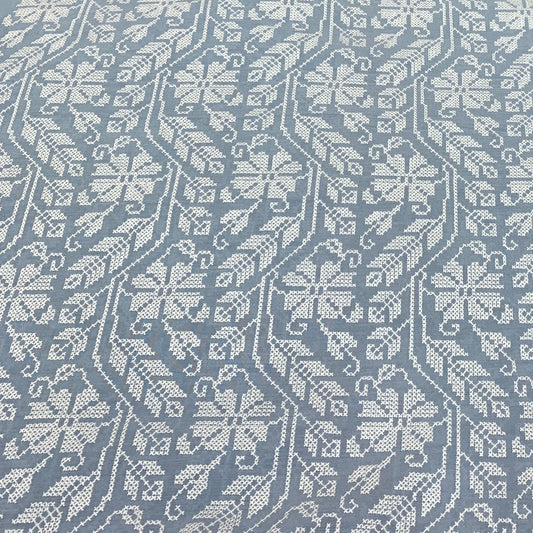 Chanderi Embroidery Fabric