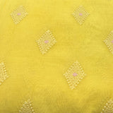 Chanderi Embroidery Fabric