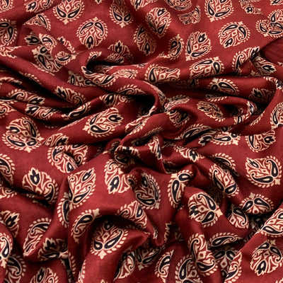 Gajji Satin Printed Fabric