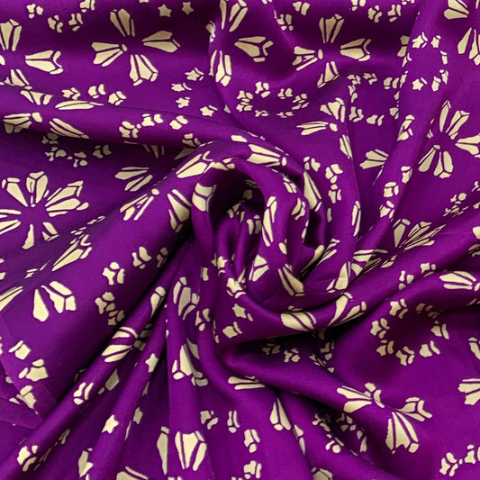 Modal Satin Printed Fabric