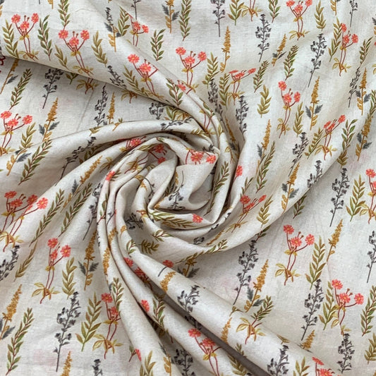 Cotton Lawn Printed Fabric