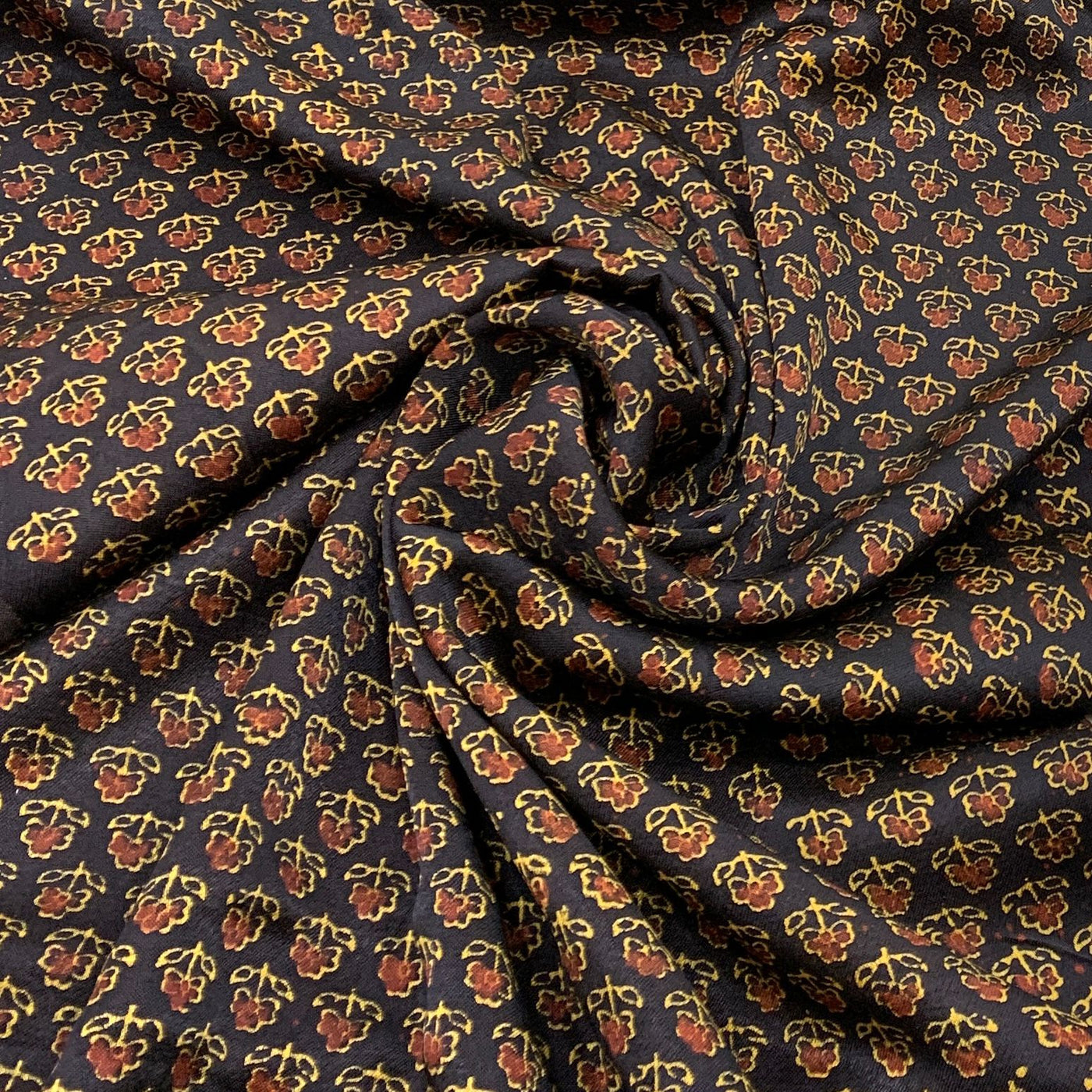 Gajji Satin Printed Fabric