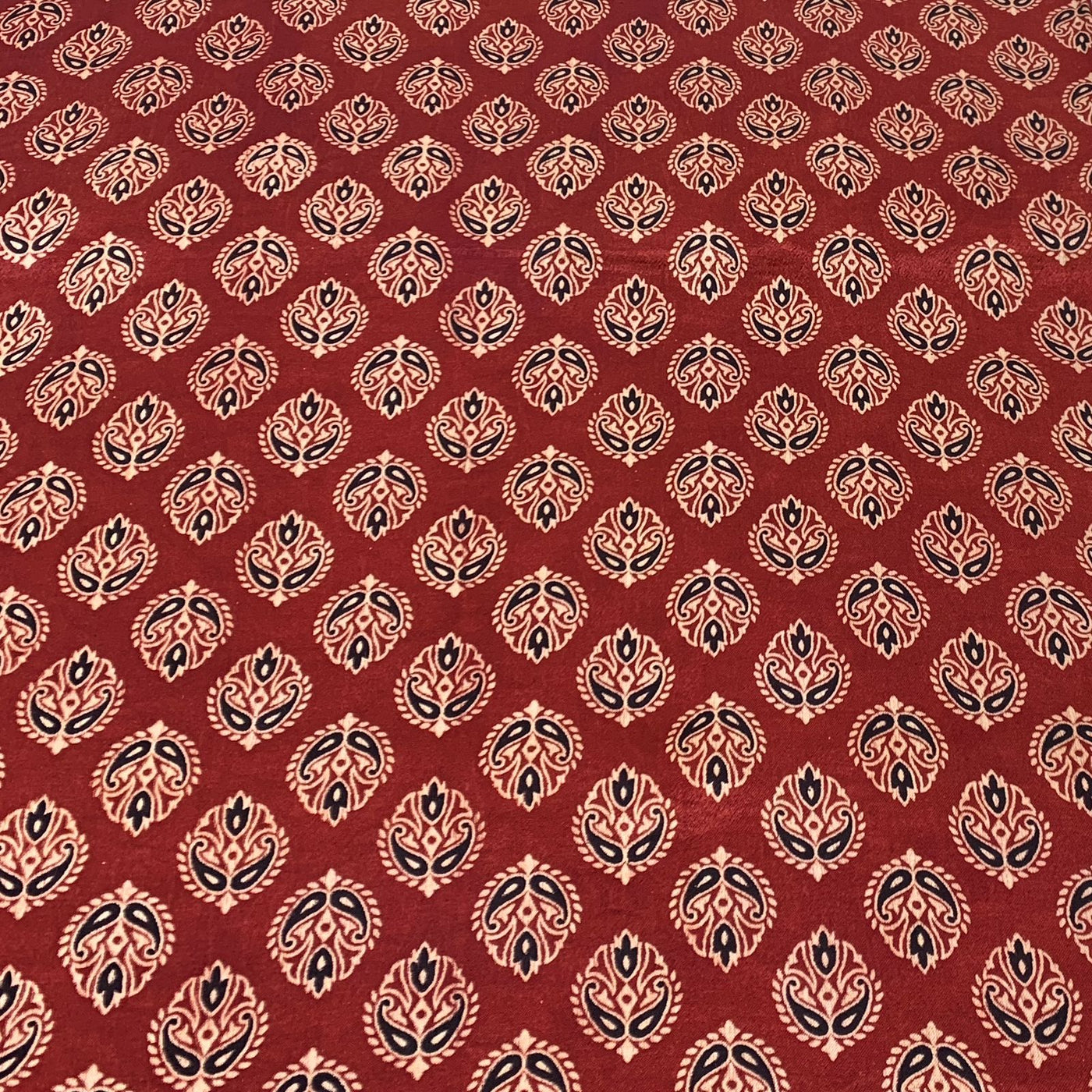 Gajji Satin Printed Fabric