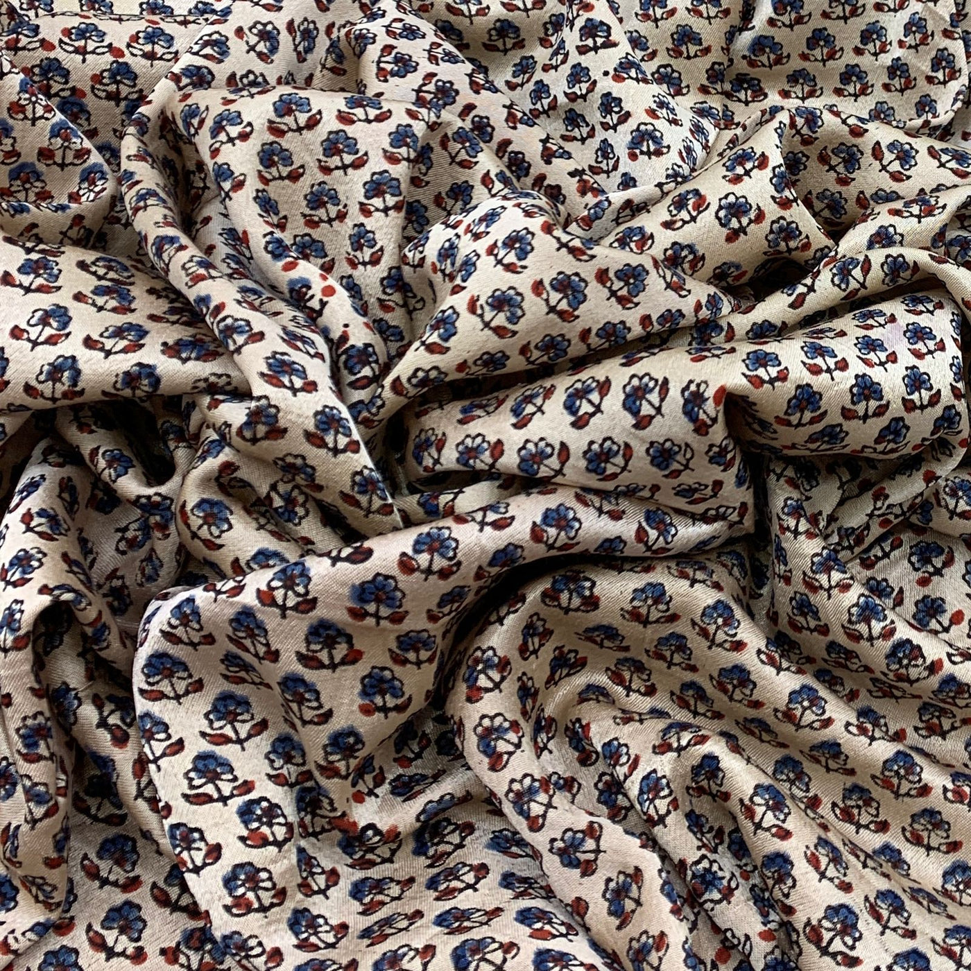 Gajji Satin Printed Fabric