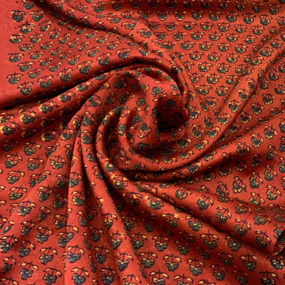 Gajji Satin Printed Fabric