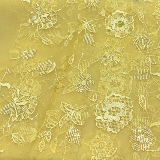 Organza Embroidery Fabric