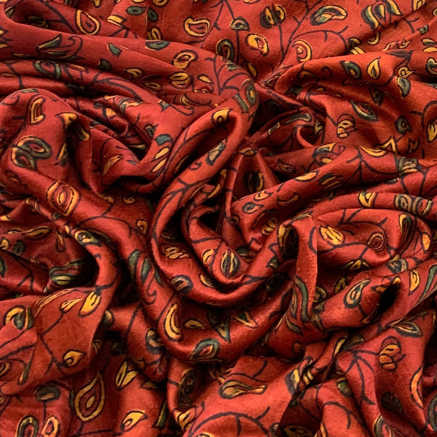 Gajji Satin Printed Fabric