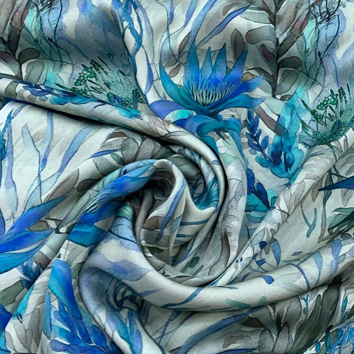 Modal Satin Printed Fabric