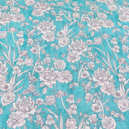 Cotton Lawn Printed Fabric