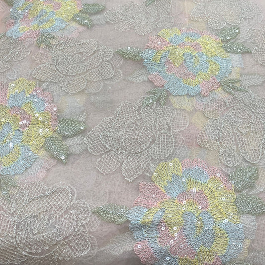 Organza Embroidery Fabric