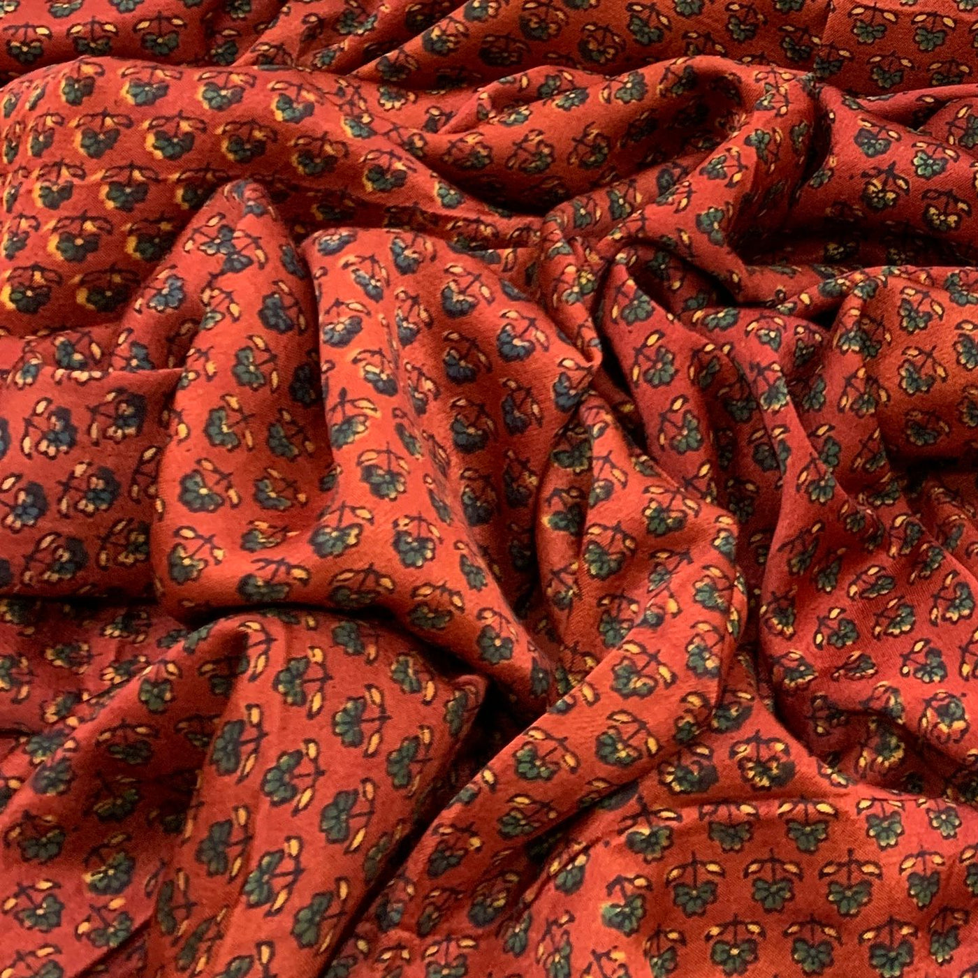 Gajji Satin Printed Fabric