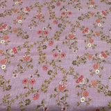 Tusser Silk Embroidery Fabric