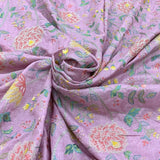 Tusser Silk Embroidery Fabric