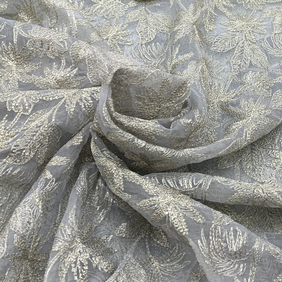 Organza Embroidery Fabric