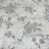 Tusser Silk Embroidery Fabric