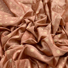 Peach Banarasi Brocade