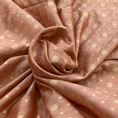 Peach Banarasi Brocade