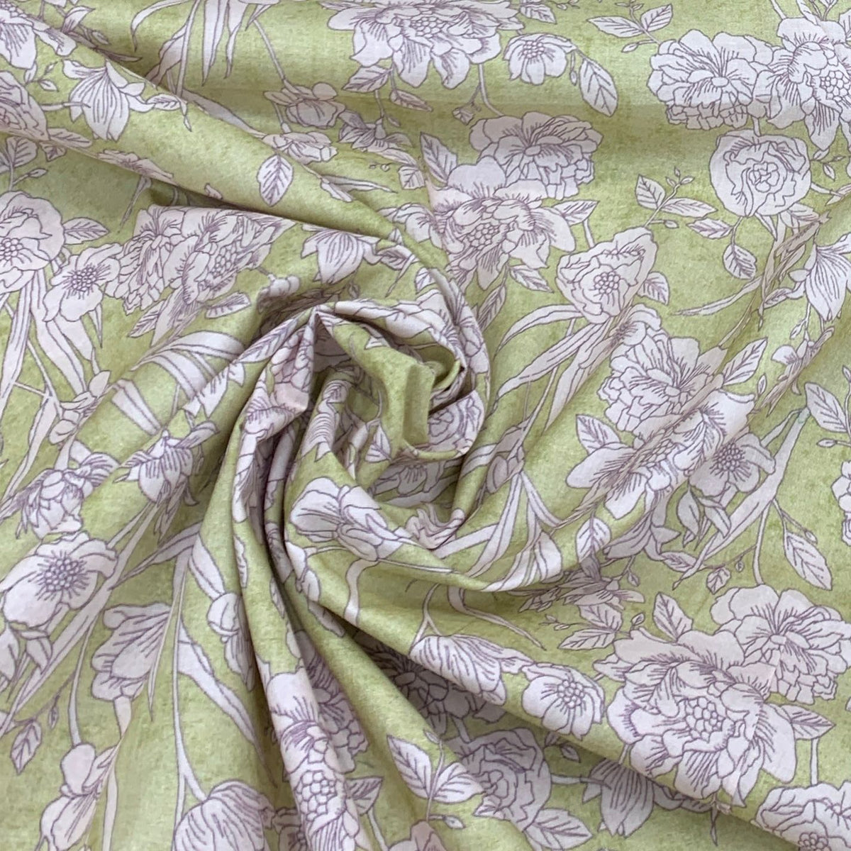 Cotton Lawn Printed Fabric