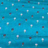 Tusser Silk Embroidery Fabric