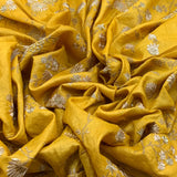 Tusser Silk Embroidery Fabric