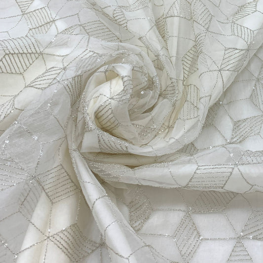 Organza Embroidery Fabric