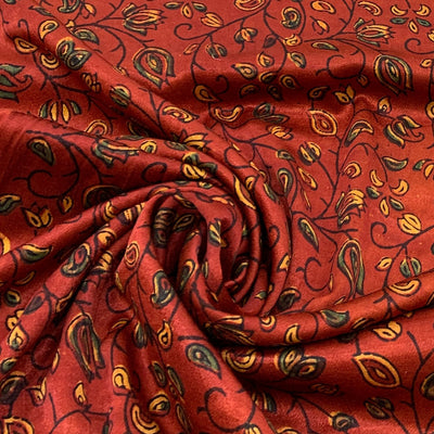 Gajji Satin Printed Fabric