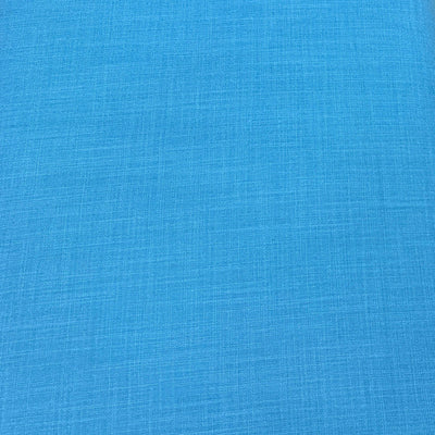 Firozi Blue Plain Cotton Matka Fabric