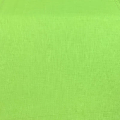 Parrot Green Plain Cotton Matka Fabric