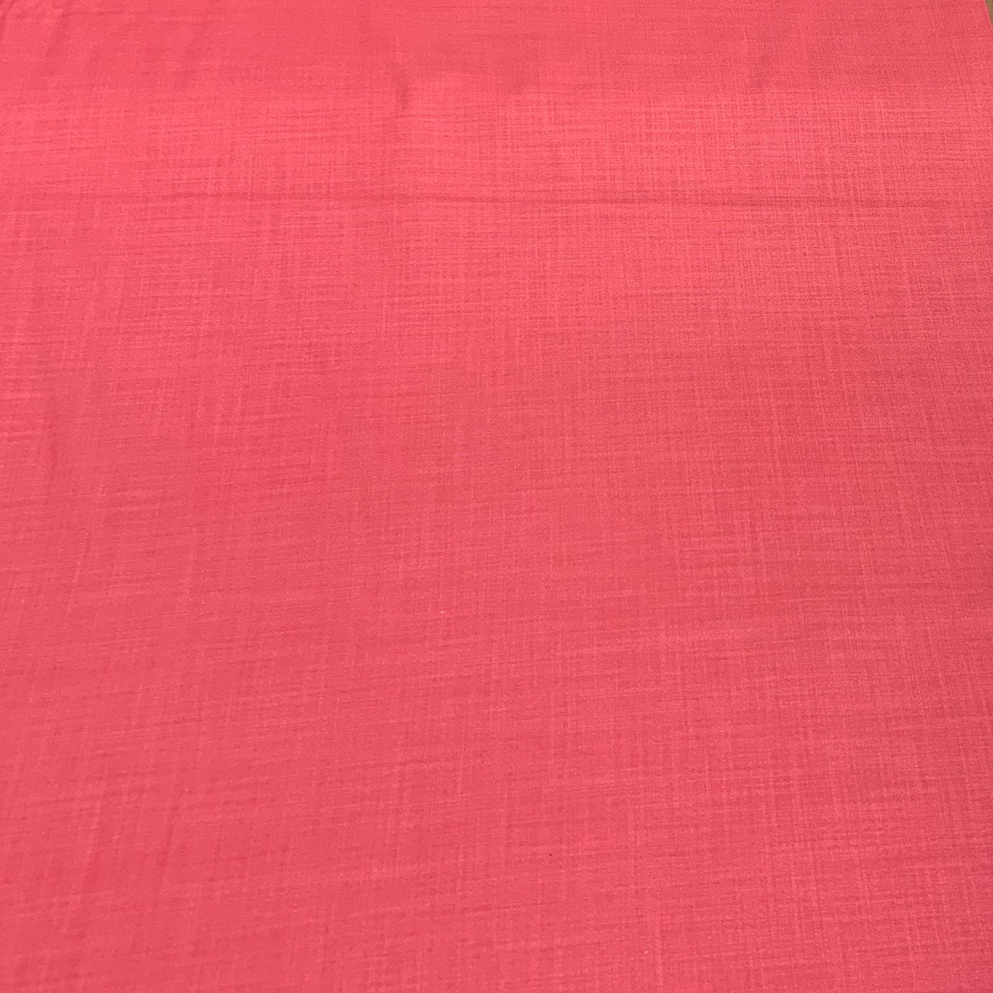 Carrot Pink Plain Cotton Matka Fabric