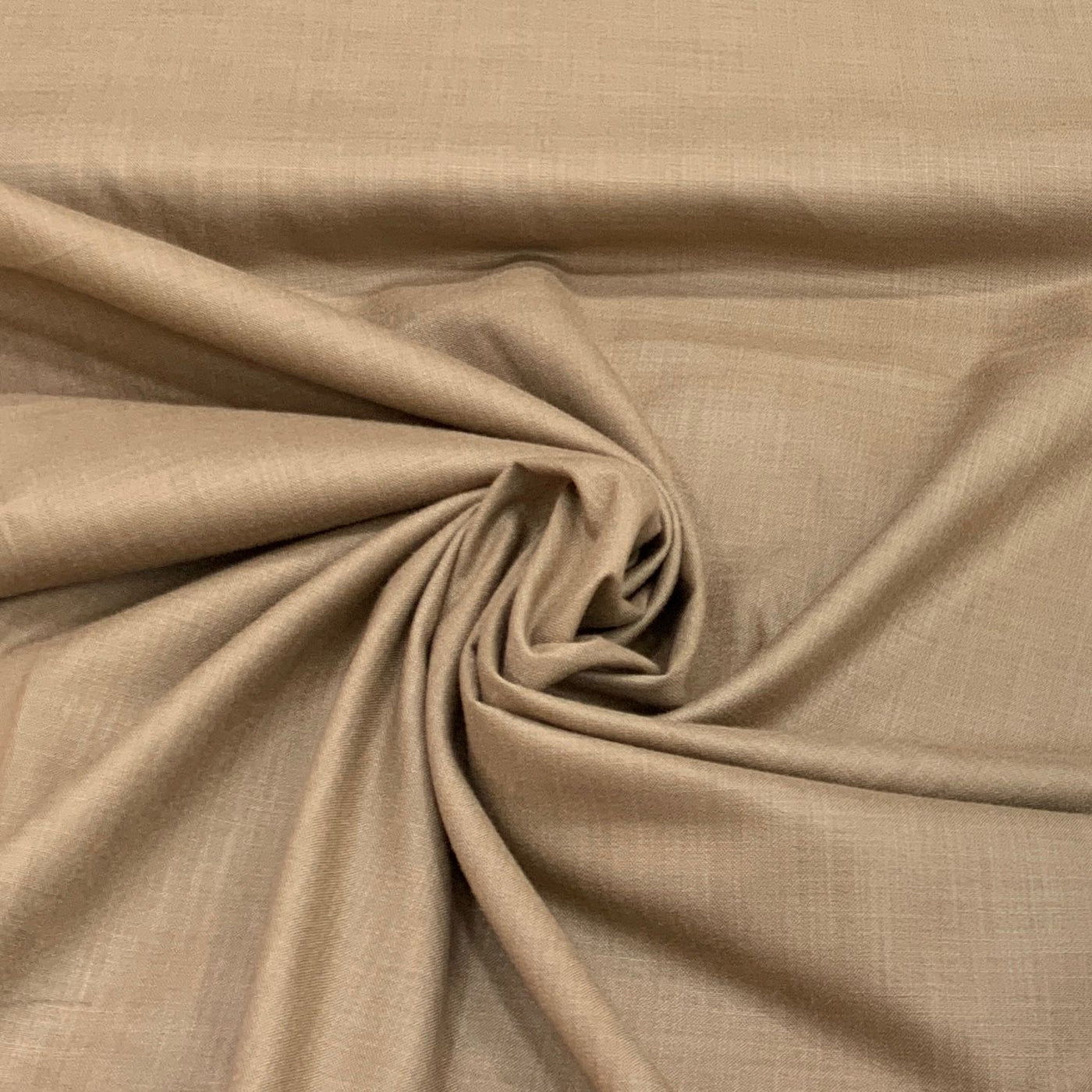 Light Brown Plain Cotton Matka Fabric