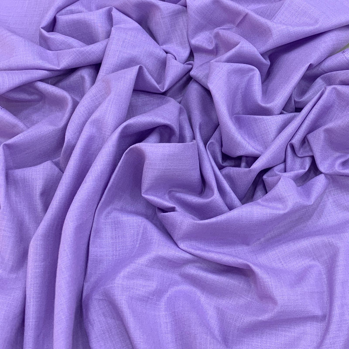 Lilac Purple Plain Cotton Matka Fabric