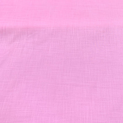 Light Pink Plain Cotton Matka Fabric