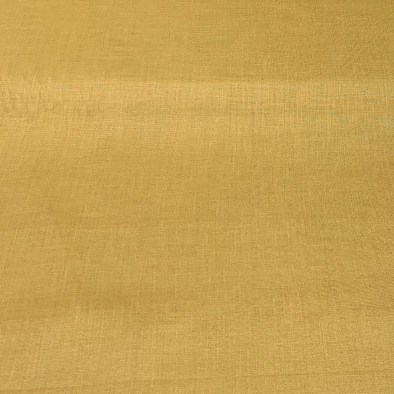Dark Yellow Plain Cotton Matka Fabric