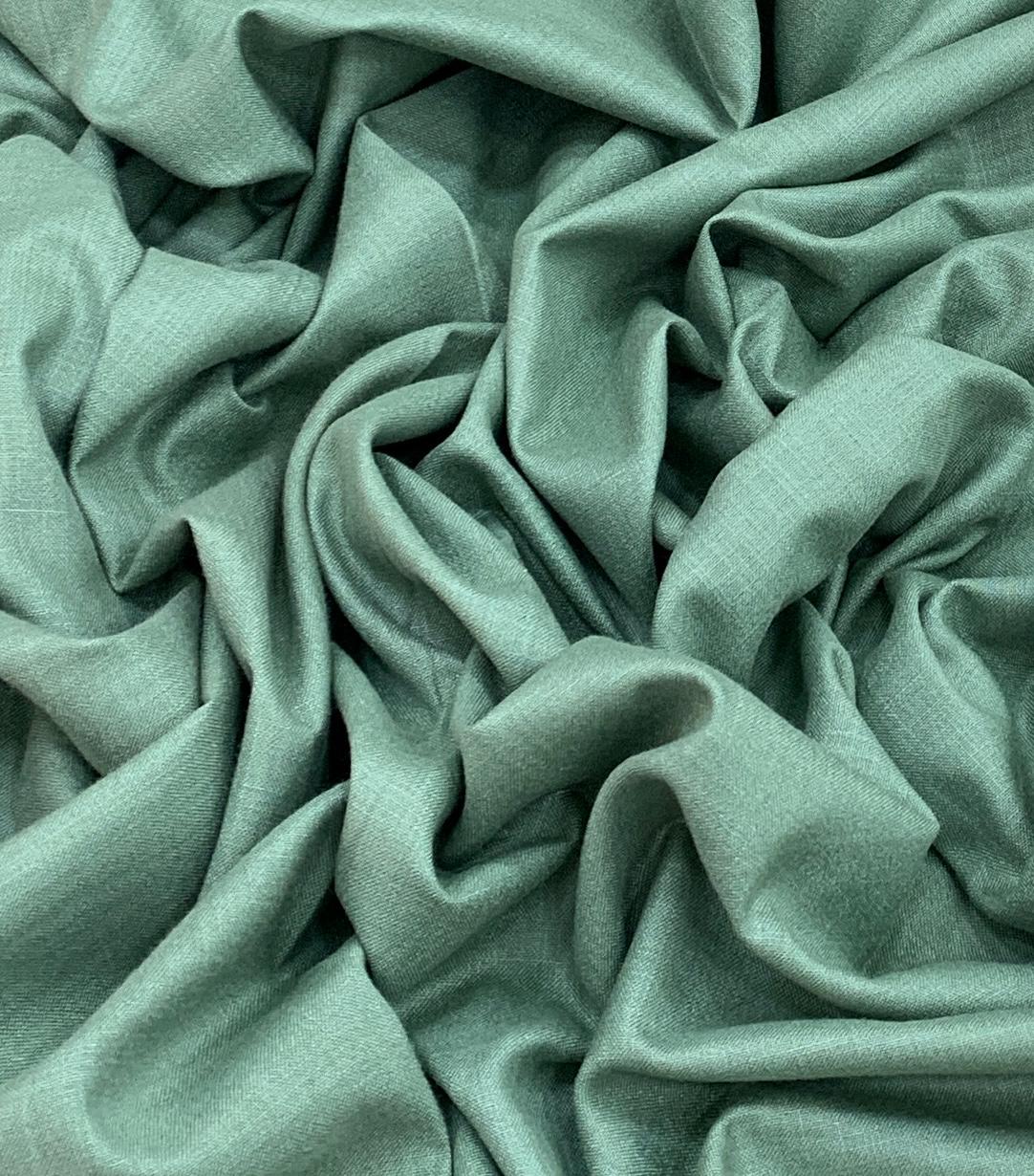 Light Pastel Green Plain Cotton Matka Fabric
