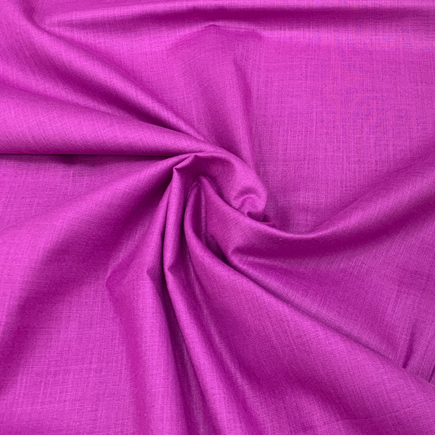Magenta Pink Plain Cotton Matka Fabric