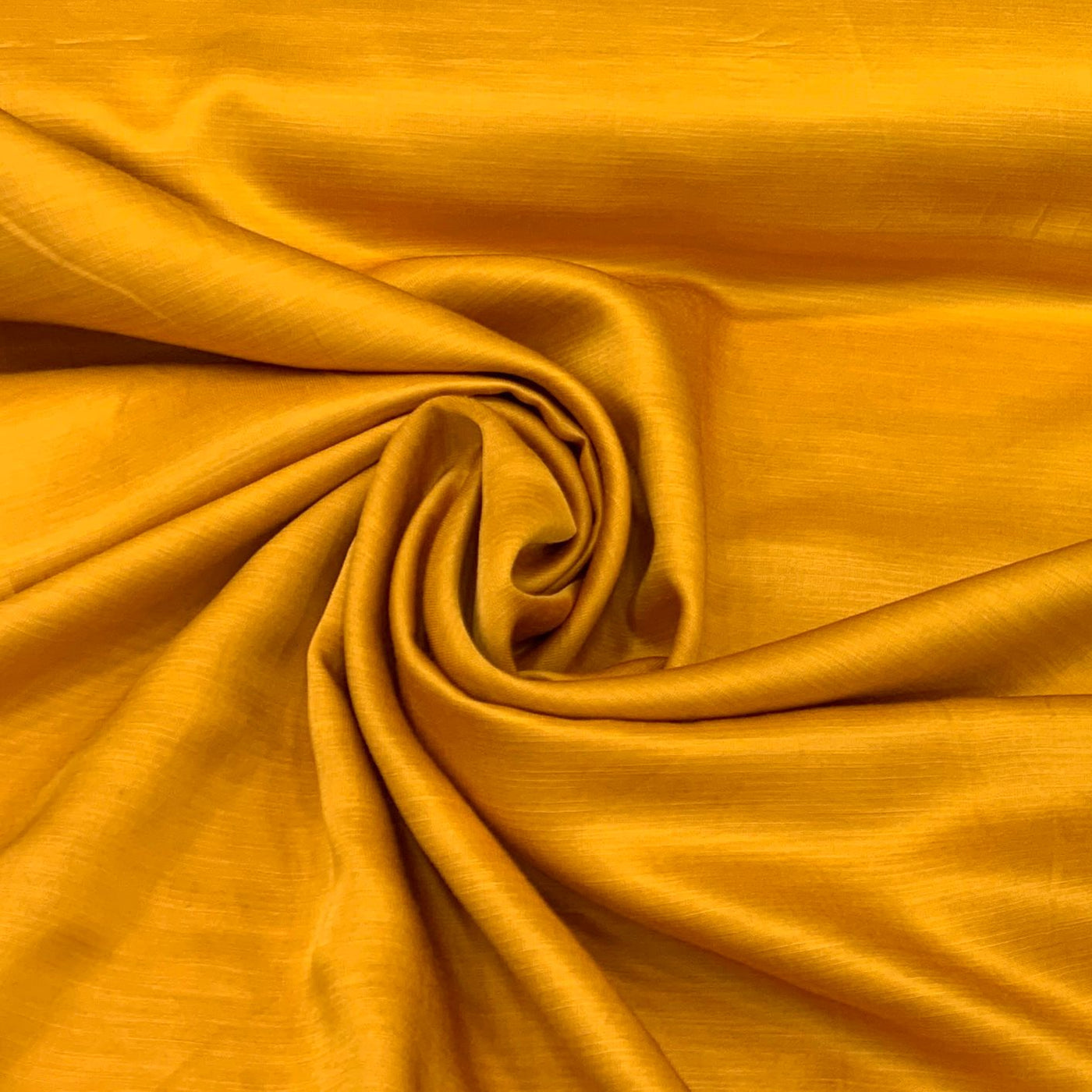 Mango Yellow Plain Satin Linen Fabric