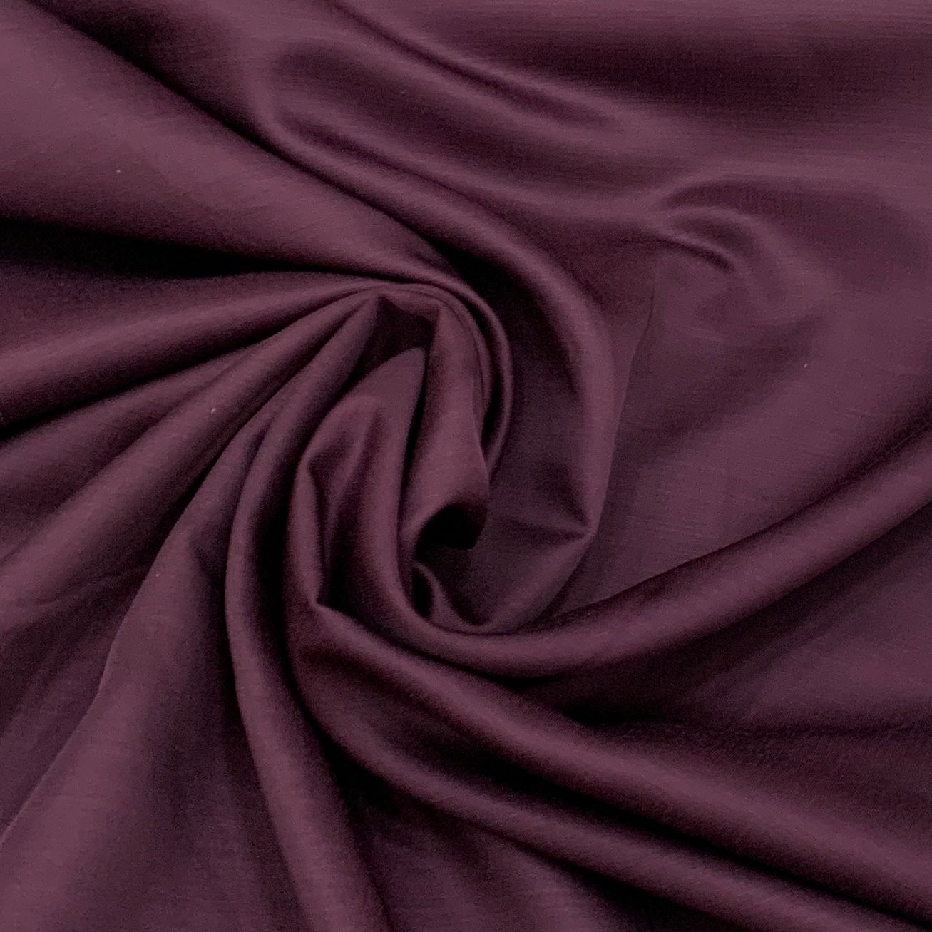 Dark Wine Plain Satin Linen Fabric