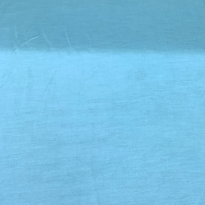 Pastle Blue Plain Satin Linen Fabric