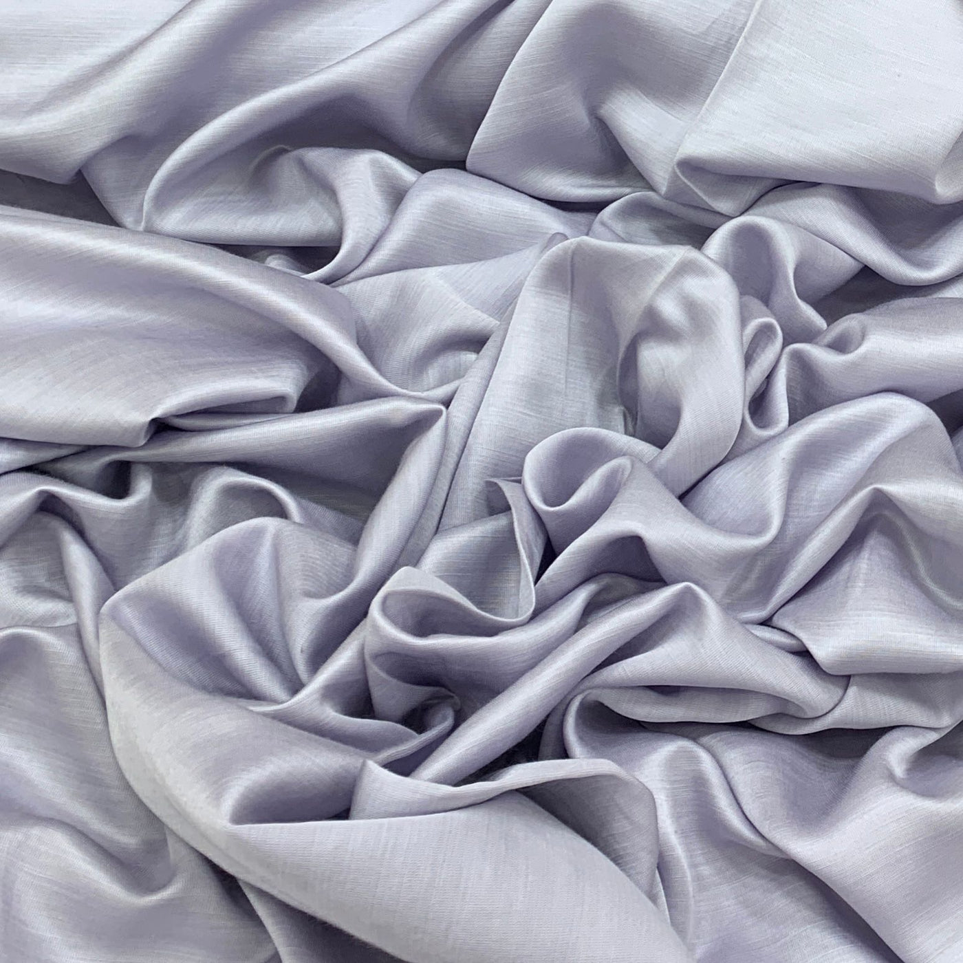 Light Purple Plain Satin Linen Fabric