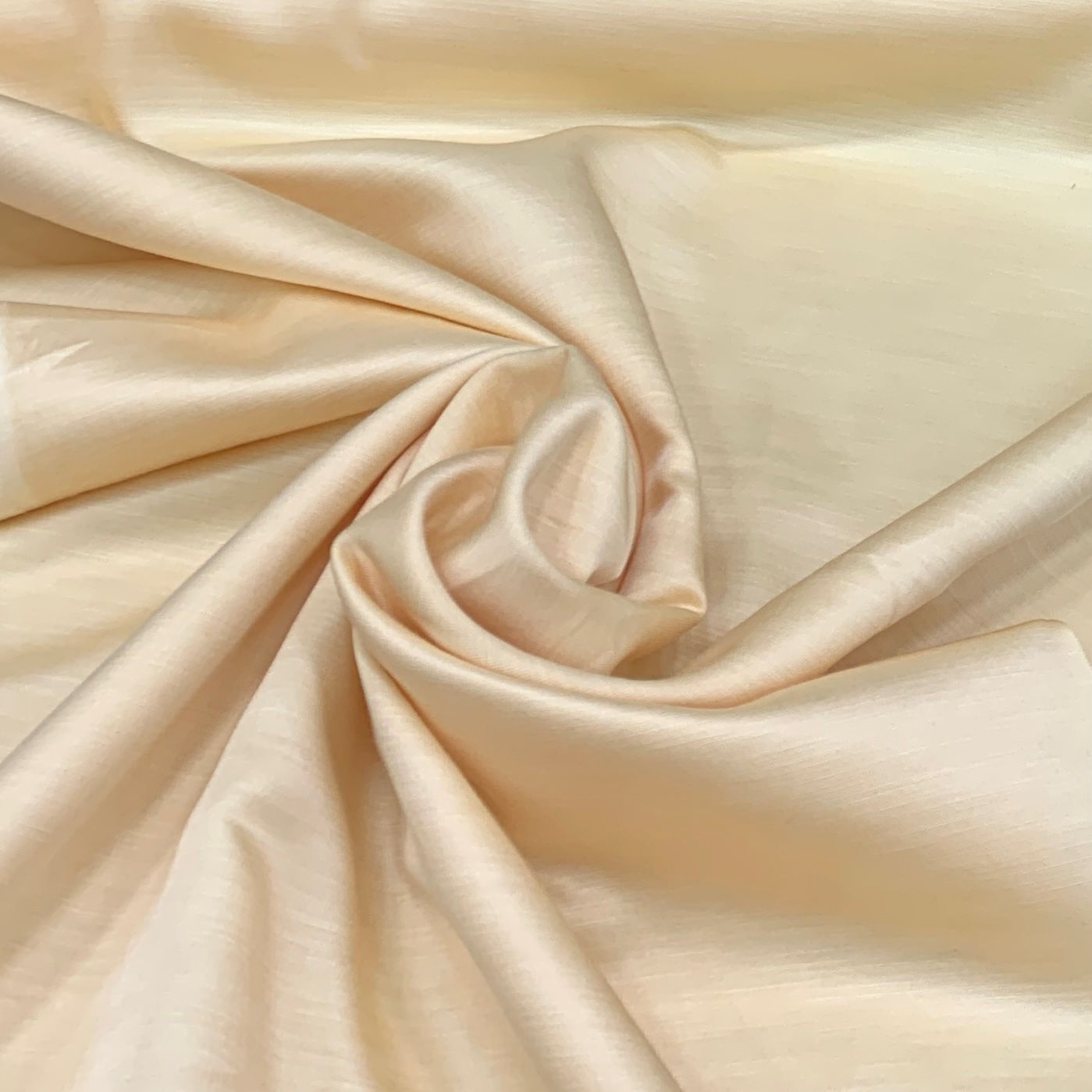 Light Yellow Plain Satin Linen Fabric