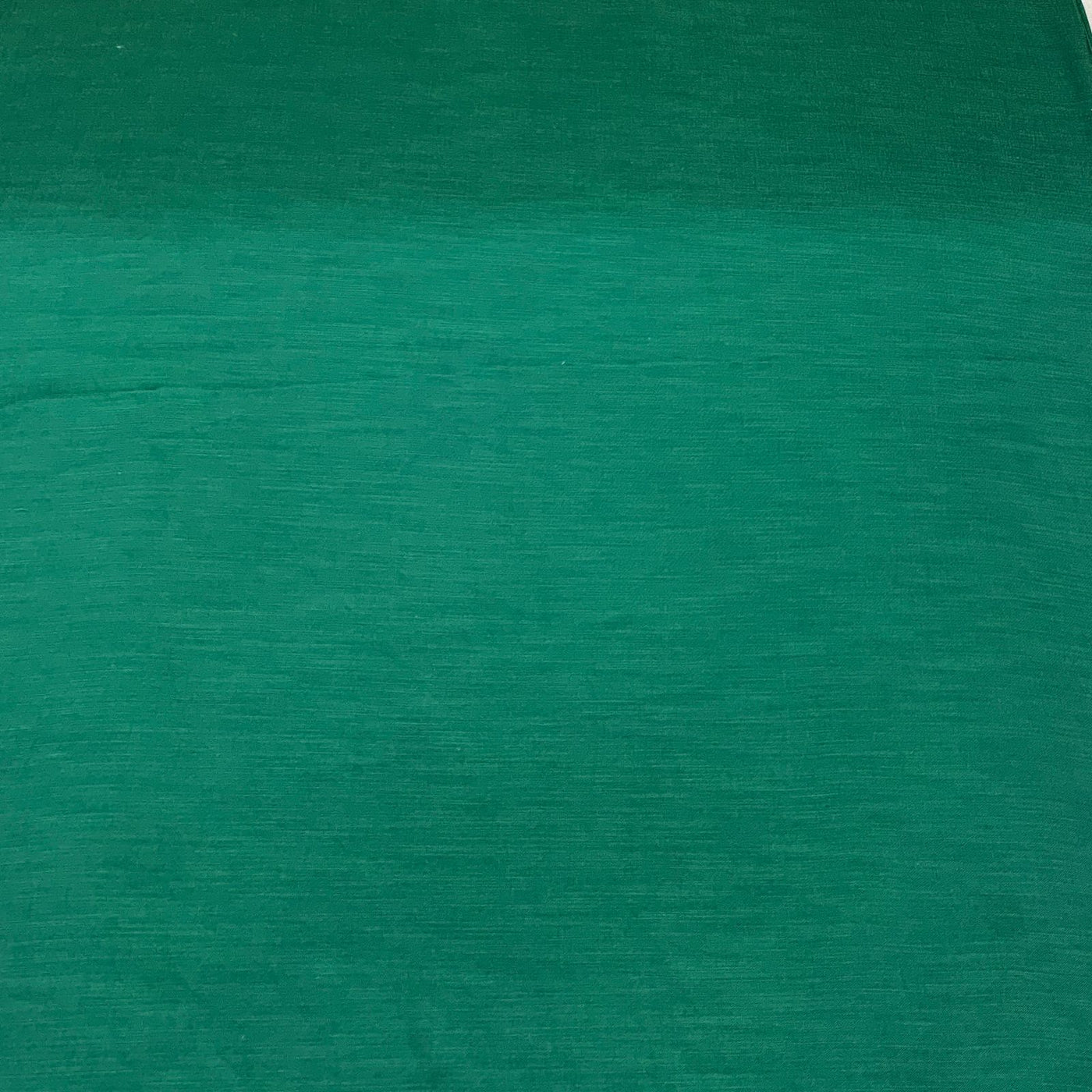 Bottle Green Plain Satin Linen Fabric