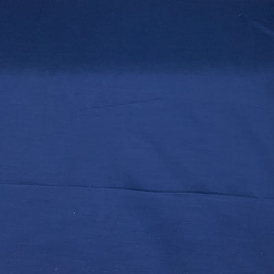 Navy Blue Plain Satin Linen Fabric