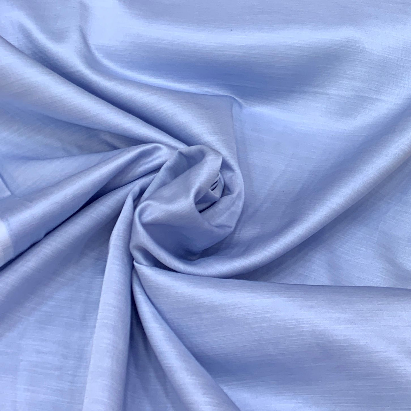 Light Blue Plain Satin Linen Fabric