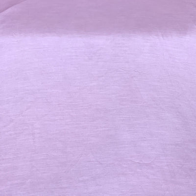 Dark Lilac Plain Satin Linen Fabric
