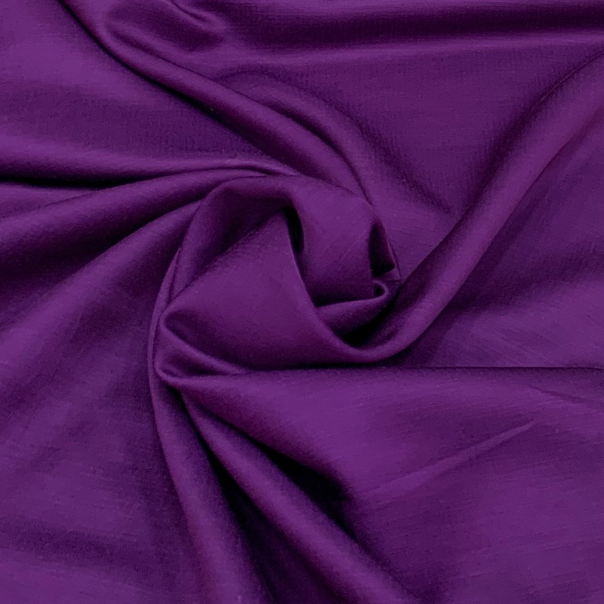 Dark Purple Plain Satin Linen Fabric